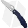 Byrd Cara Cara 2 Lockback Knife Blue FRN (3.75" Satin Serr) BY03PSBL2