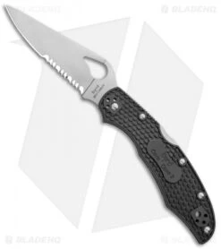 Byrd Cara Cara 2 Lockback Knife Gray FRN (3.75" Satin Serr) BY03PSGY2