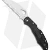Byrd Cara Cara 2 Lockback Knife Wharncliffe Black (3.8" Satin Serr) BY03SBKWC2