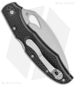 Byrd Cara Cara 2 Lockback Knife Wharncliffe Black (3.8" Satin Serr) BY03SBKWC2 -Benchmadess Zone Byrd Cara Cara 2 LB Wharncliffe Black Satin Serr BY03SBKWC2 BHQ 139733 jr side