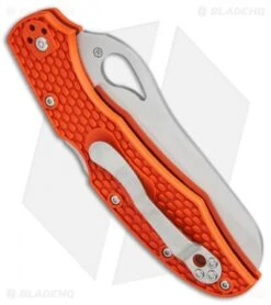Byrd Cara Cara Rescue 2 Lockback Knife Orange FRN (3.94" Satin Serr) BY17SOR2 -Benchmadess Zone Byrd Cara Cara rescue 2 orange FRN satin serr BY17SOR2 BHQ 68587 er side
