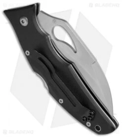 Byrd Crossbill Lockback Knife Black G-10 (3.5" Satin Full Serr) BY07GS -Benchmadess Zone Byrd Crossbill LB Black G 10 Satin Full Serr BY07GS BHQ 7365 jr side