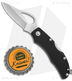 Byrd Finch Lockback Knife Black G-10 (1.875" Satin) BY11GP -Benchmadess Zone Byrd Finch LB Black G 10 SPYDER BY11GP BHQ 68888 jr bottlecap