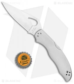 Byrd Harrier 2 Lockback Knife Stainless Steel (3.5" Satin) BY01P2 -Benchmadess Zone Byrd Harrier 2 LB SS Satin BY01P2 BHQ 112411 jr bottlecap
