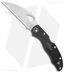 Byrd Harrier 2 Lockback Knife Wharncliffe (3.4" Satin Serr) BY01SBKWC2