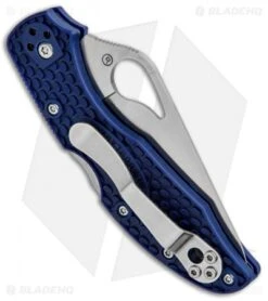 Byrd Meadowlark 2 Lockback Knife Blue FRN (2.84" Satin Serr) BY04PSBL2 -Benchmadess Zone Byrd Meadowlark 2 LB Blue FRN Satin Serr BY04PSBL2 BHQ 90283 jr side