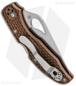 FByrd Meadowlark 2 Lockback Knife Brown FRN (2.84" Satin Ser) BY04PSBN2 -Benchmadess Zone Byrd Meadowlark 2 LB Brown FRN Satin Serr BY04PSBN2 BHQ 89823 jr side
