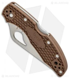 FByrd Meadowlark 2 Lockback Knife Brown FRN (2.84" Satin Ser) BY04PSBN2 -Benchmadess Zone Byrd Meadowlark 2 LB Brown FRN Satin Serr BY04PSBN2 BHQ 89823 jr spine