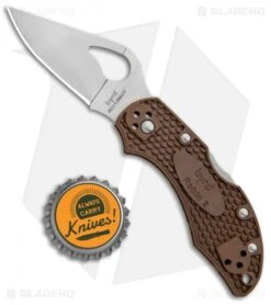 Byrd Robin 2 Lockback Knife Brown FRN (2.375" Satin) BY10PBN2 -Benchmadess Zone Byrd Robin 2 LB Brown FRN Satin BHQ 89825 jr bottlecap