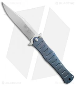 Camillus Cuda Maxx Frame Lock Knife Blue Titanium (5.4" Satin)
