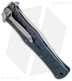 Camillus Cuda Maxx Frame Lock Knife Blue Titanium (5.4" Satin) -Benchmadess Zone Camilius Cuda Maxx Blue C2262 BHQ 0020 jr side