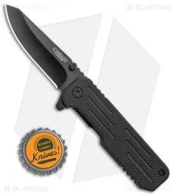Camillus Titanium Choff Frame Lock Knife Black GFN (2.75" Back) -Benchmadess Zone Camillus Choff Folding Knife GFN Black Black BHQ 113803 jr bottlecap