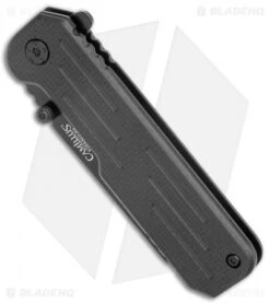 Camillus Titanium Choff Frame Lock Knife Black GFN (2.75" Back) -Benchmadess Zone Camillus Choff Folding Knife GFN Black Black BHQ 113803 jr spine