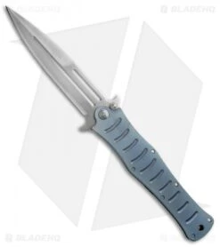 Camillus Cuda Maxx Spear Point Frame Lock Knife Blue Titanium (5.4" Satin)