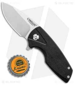 Camillus LK6 Frame Lock Knife Black G-10 (2.5" Gray) 19398 9 Camillus LK6 Frame Lock Knife Black G-10 (2.5" Gray) 19398 -Benchmadess Zone Camillus LK6 Folding Knife Black G 10 SW BHQ 111738 jr bottlecap