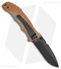Camillus San Bushmen Liner Lock Knife Brown (3.25" Black) 19190 -Benchmadess Zone Camillus San bushmen ll brown black BP 25551 jr