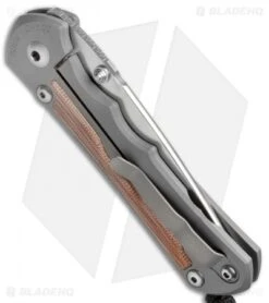 Chris Reeve Knives Large Inkosi Frame Lock Knife W/ Micarta (3.5" Stonewash) CRK -Benchmadess Zone Chris Reeve Inkosi Micarta SW BHQ 50423 jr side 1