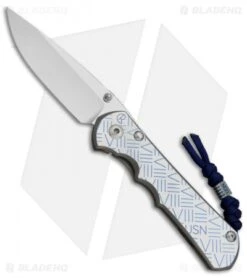 Chris Reeve Knives Large Inkosi USN VIII Frame Lock Knife (3.5" Stonewash) CRK