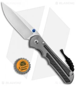 Chris Reeve Knives Large Inkosi Knife Carbon Fiber Inlays (3.5" Stonewash) CRK -Benchmadess Zone Chris Reeve Knives Large Inkosi CF Inlays SW BHQ 50472 jr bottlecap