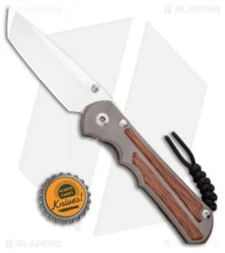 Chris Reeve Knives Large Inkosi Tanto Frame Lock Knife Micarta (3.5" SW) CRK -Benchmadess Zone Chris Reeve Knives Large Inkosi FL Tanto Micarta SW BHQ 97032 bottlecap