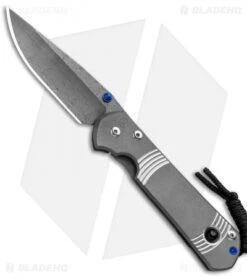 Chris Reeve Large Sebenza 21 Knife Unique Graphic Black Onyx (3.6" Basketweave)