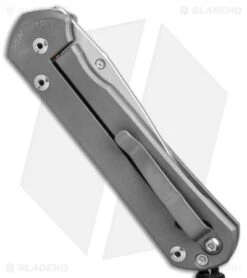 Large Sebenza 21 Unique Graphic Hematite Cobochon Inlay (3.625" Polish) -Benchmadess Zone Chris Reeve Knives Large Sebenza 21 unique graphic Hematite Cobochon Inlay polish BHQ 68911 er side