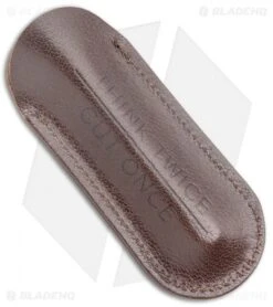 Chris Reeve Mnandi Knife Macassar Ebony Wood (2.75" Satin Plain) -Benchmadess Zone Chris Reeve Knives Mnandi Macassar Ebony Wood Satin BHQ 13195 jr sheath back