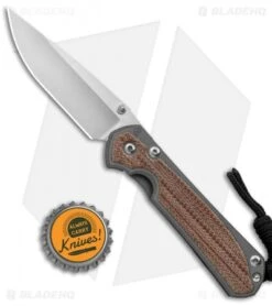 Chris Reeve Small Sebenza 31 Knife Natural Micarta (2.94" Stonewash) -Benchmadess Zone Chris Reeve Knives Small Sebenza 31 FL Natural Micarta SW BHQ 98975 jr bottlecap