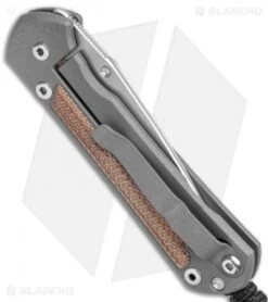 Chris Reeve Small Sebenza 31 Knife Natural Micarta (2.94" Stonewash) -Benchmadess Zone Chris Reeve Knives Small Sebenza 31 FL Natural Micarta SW BHQ 98975 jr side