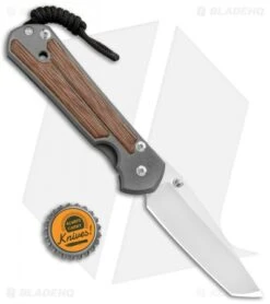 Chris Reeve LH Large Sebenza 21 Knife W/ Natural Micarta Inlays (3.625" SW) -Benchmadess Zone Chris Reeve LH Large Sebenza 21 Natural Micarta Inlays SW BHQ 94349 jr bottlecap