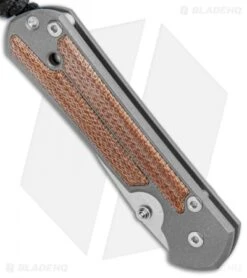 Chris Reeve LH Small Sebenza 21 Drop Point Natural Micarta Inlays (2.9" SW) -Benchmadess Zone Chris Reeve LH Small Sebenza 21 DP Natural Micarta Inlays SW S21 1263 BHQ 94343 jr spine