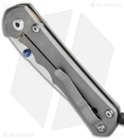 Chris Reeve Knives Large Inkosi Left Hand Frame Lock Knife (3.5" Stonewash) CRK -Benchmadess Zone Chris Reeve Large Inkosi Left SW BHQ 67881 jr spine 1