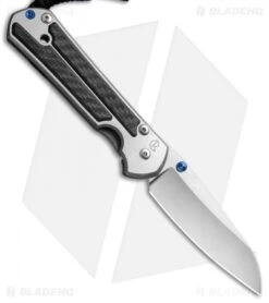 Chris Reeve Large Sebenza 21 Insingo Knife Left-Hand W/ CF Inlays (3.6" SW)