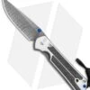 Chris Reeve Large Sebenza 21 Knife W/ Carbon Fiber Inlays (3.625" Ladder Dam) -Benchmadess Zone Chris Reeve Large Sebenza 21 CF Inlays Ladder Damascus L21 1204 BHQ 108521 jr