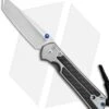 Chris Reeve Large Sebenza 21 Knife W/ Carbon Fiber Inlays (3.625" Stonewash) -Benchmadess Zone Chris Reeve Large Sebenza 21 CF Inlays Sw L21 1228 BHQ 84539 jr