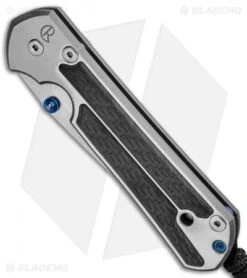 Chris Reeve Large Sebenza 21 Knife W/ Carbon Fiber Inlays (3.625" Stonewash) -Benchmadess Zone Chris Reeve Large Sebenza 21 CF Inlays Sw L21 1228 BHQ 84539 jr spine