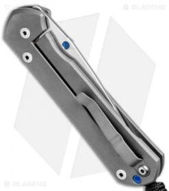 Chris Reeve Large Sebenza 21 Knife CGG Blue Hex (3.625" Stonewash) -Benchmadess Zone Chris Reeve Large Sebenza 21 CGG Blue Hex SW BHQ 67726 jr side