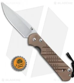 Chris Reeve Large Sebenza 21 Knife CGG Cross Hatch Bronze (3.625" Stonewash) -Benchmadess Zone Chris Reeve Large Sebenza 21 CGG Cross Hatch Bronze SW BHQ 67731 jr bottlecap 2