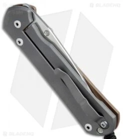 Chris Reeve Large Sebenza 21 Knife CGG Cross Hatch Bronze (3.625" Stonewash) -Benchmadess Zone Chris Reeve Large Sebenza 21 CGG Cross Hatch Bronze SW BHQ 67731 jr side