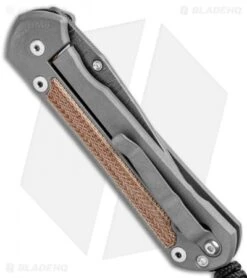 Chris Reeve Large Sebenza 21 Drop Point Natural Micarta Inlays Ladder Damascus -Benchmadess Zone Chris Reeve Large Sebenza 21 DP Natural Micarta Inlays Ladder Damascus BHQ 94352 jr side