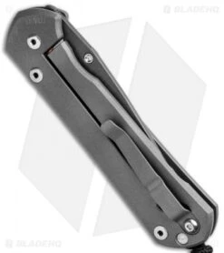 Chris Reeve Large Sebenza 21 Knife Unique Graphic (3.6" Ladder Damascus) -Benchmadess Zone Chris Reeve Large Sebenza 21 Unique Graphic Ladder Damascus L21 1182 BHQ 92942 jr side