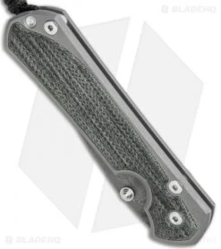 Chris Reeve Left-Hand Large Sebenza 31 Black Micarta (3.625" Boomerang Dam.) -Benchmadess Zone Chris Reeve Large Sebenza 31 Black Micarta Boomerang Damascus Left Hand BHQ 118014 jr spine