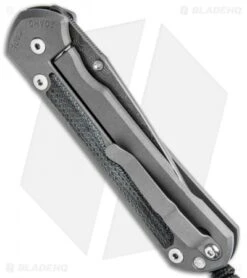 Chris Reeve Large Sebenza 31 Black Micarta (3.6" Raindrop Damascus) -Benchmadess Zone Chris Reeve Large Sebenza 31 Black Micarta Raindrop Damascus BHQ 98946 jr side