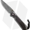 Chris Reeve Large Sebenza 31 Bog Oak (3.62" Boomerang Damascus) Right Hand