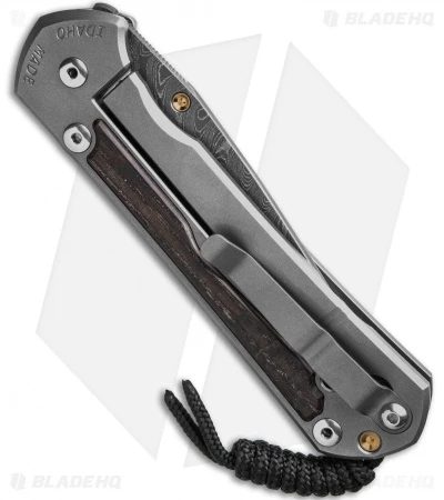 Chris Reeve Large Sebenza 31 Bog Oak (3.62" Boomerang Damascus) Right Hand 5 Chris Reeve Large Sebenza 31 Bog Oak (3.62" Boomerang Damascus) Right Hand - Image 3