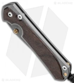 Chris Reeve Large Sebenza 31 Bog Oak Double Lug (3.625" Boomerang Damascus) -Benchmadess Zone Chris Reeve Large Sebenza 31 Bog Oak Double Lug Boomerang Damascus BHQ 137284 jr side