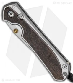 Chris Reeve Large Sebenza 31 MagnaCut Frame Lock Knife Bog Oak (3.625" SW) -Benchmadess Zone Chris Reeve Large Sebenza 31 Bog Oak Double Single Lug Satin BHQ 98948 jr spine