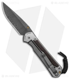 Chris Reeve Large Sebenza 31 LH Bog Oak (3.6" Damascus) -Benchmadess Zone Chris Reeve Large Sebenza 31 Bog Oak Ladder Damascus Left Hand BHQ 98953 td