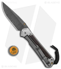 Chris Reeve Large Sebenza 31 LH Bog Oak (3.6" Damascus) -Benchmadess Zone Chris Reeve Large Sebenza 31 Bog Oak Ladder Damascus Left Hand BHQ 98953 td size