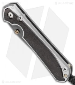 Chris Reeve Large Sebenza 31 Inlay Bog Oak (3.6" Raindrop Damascus) -Benchmadess Zone Chris Reeve Large Sebenza 31 Bog Oak Raindrop Damascus BHQ 98955 LS Spine